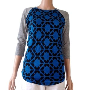 LuLaRoe Baseball Tees 3/4 Sleeves Petite Women XS